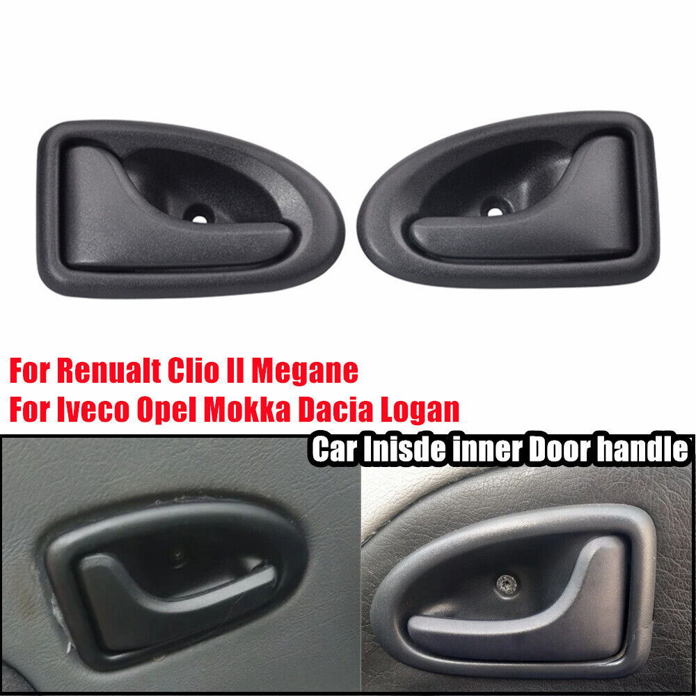 Black Inner Door Handles for Renault Megane Master