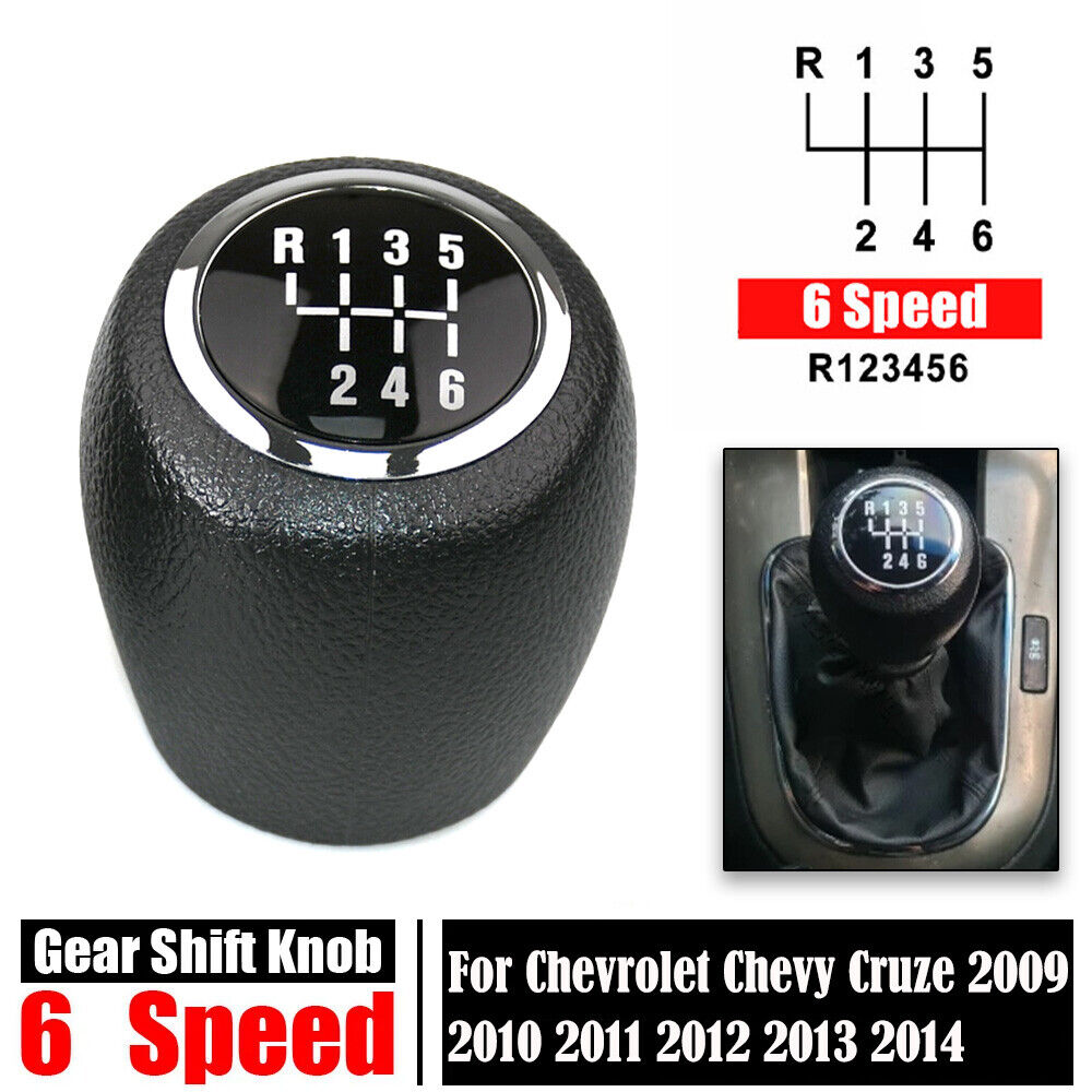 5-6 Speed Car Gear Shift Knob Boot Cover for Chevrolet Cruze (2008-2014)