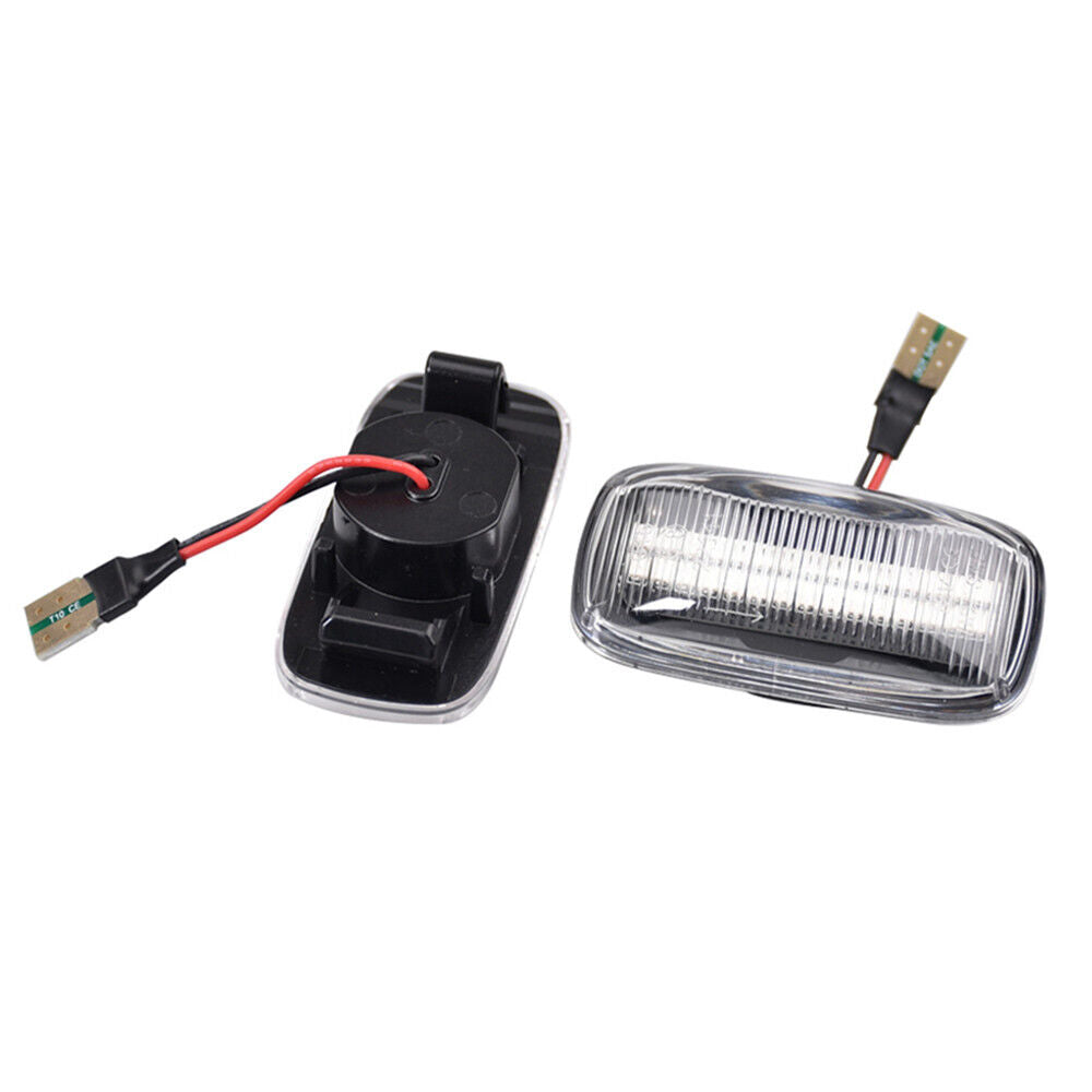 Black Clear LED Dynamic Side Marker Light - Nissan Maxima Almera 1995-2000