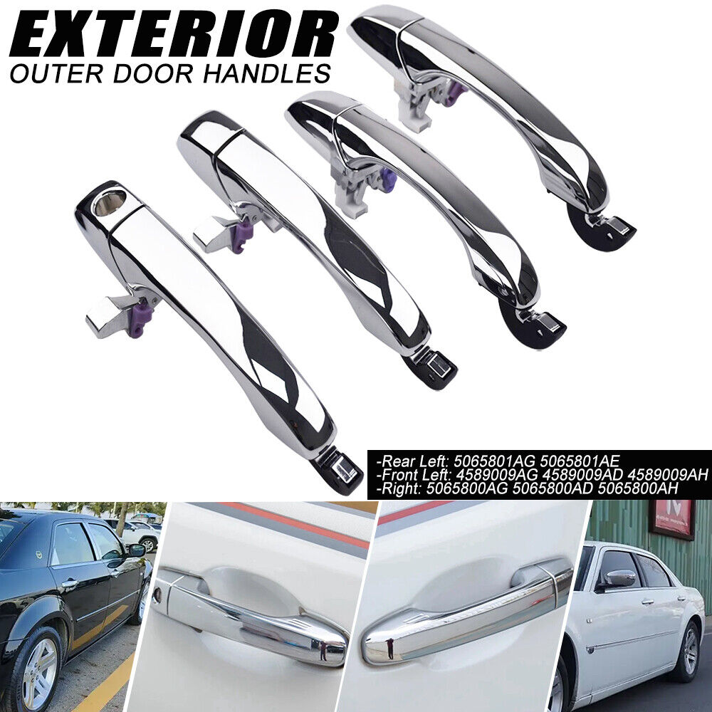 4-Piece Chrome Door Handle for Dodge Avenger Caravan