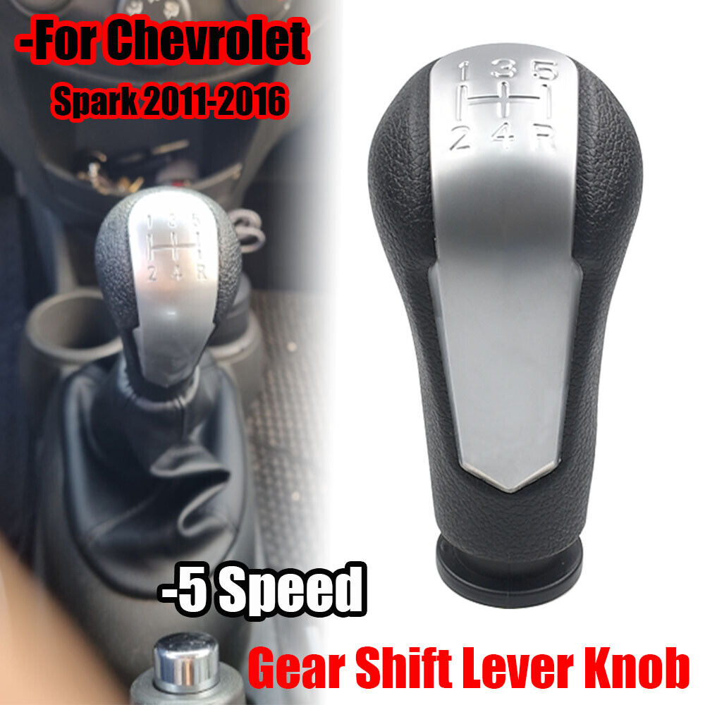 5 Speed Gear Shift Stick Knob Gaiter Boot Cover For Chevrolet Spark 2011-2016