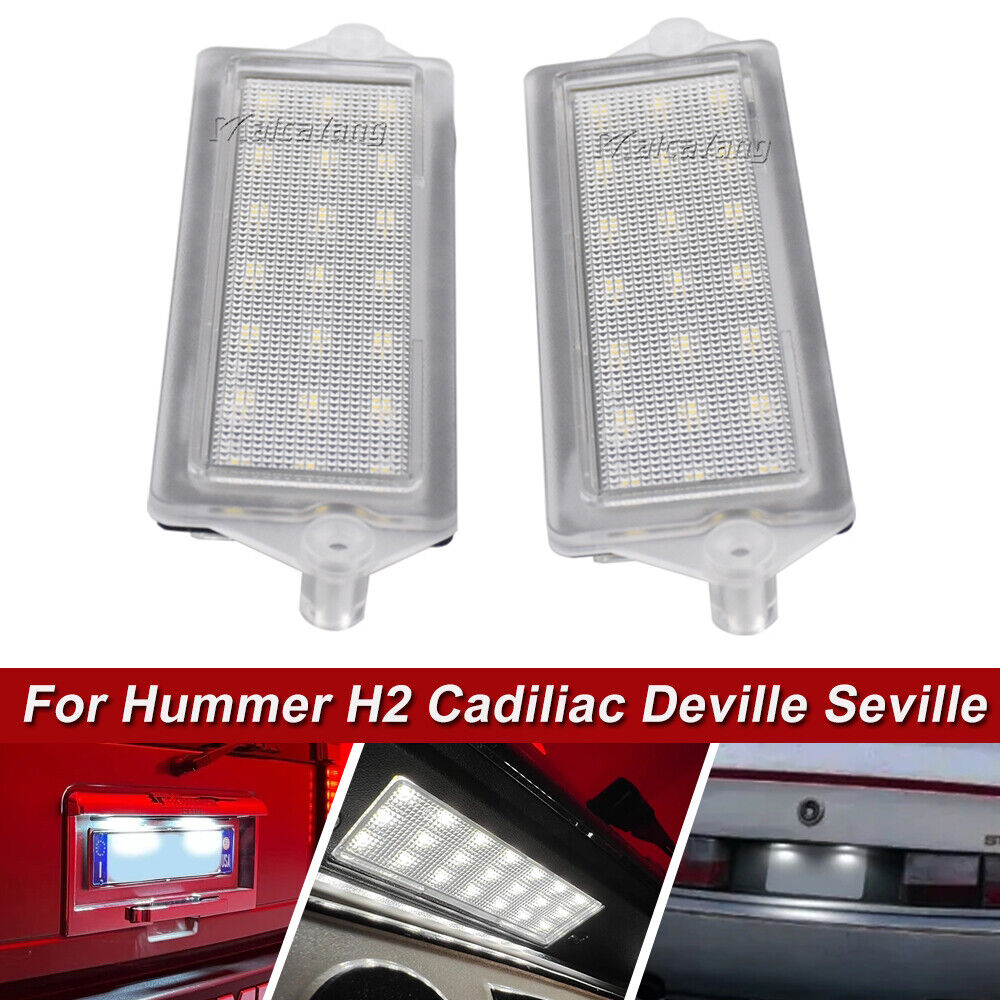 Hummer H2 White LED Number Plate Light Lamp