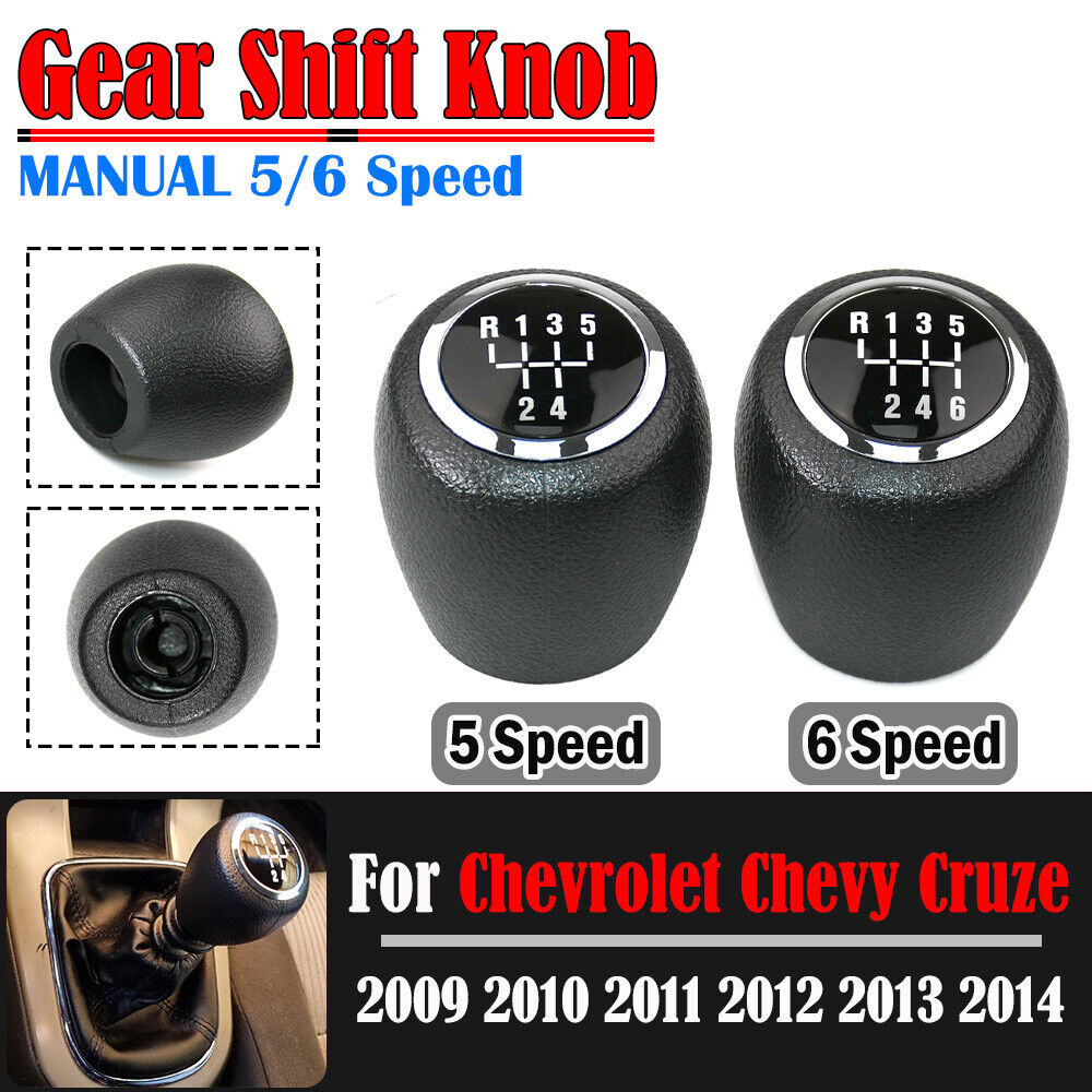 5-6 Speed Car Gear Shift Knob Boot Cover for Chevrolet Cruze (2008-2014)