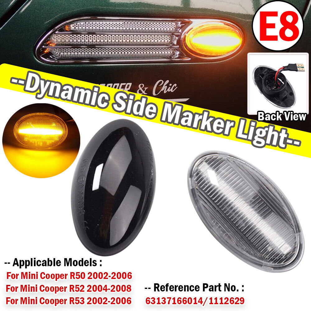 Mini Cooper R50-R53 LED Dynamic Side Marker Lights