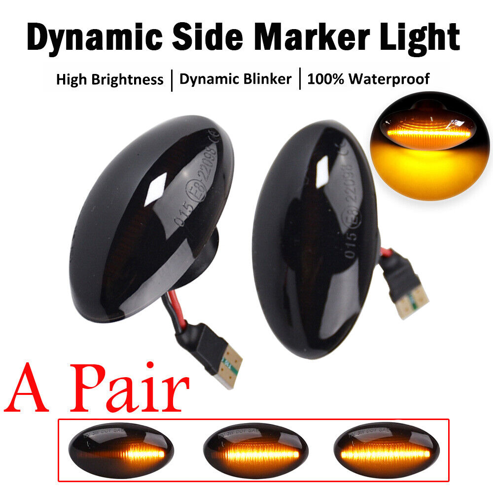 Mini Cooper R50-R53 LED Dynamic Side Marker Lights