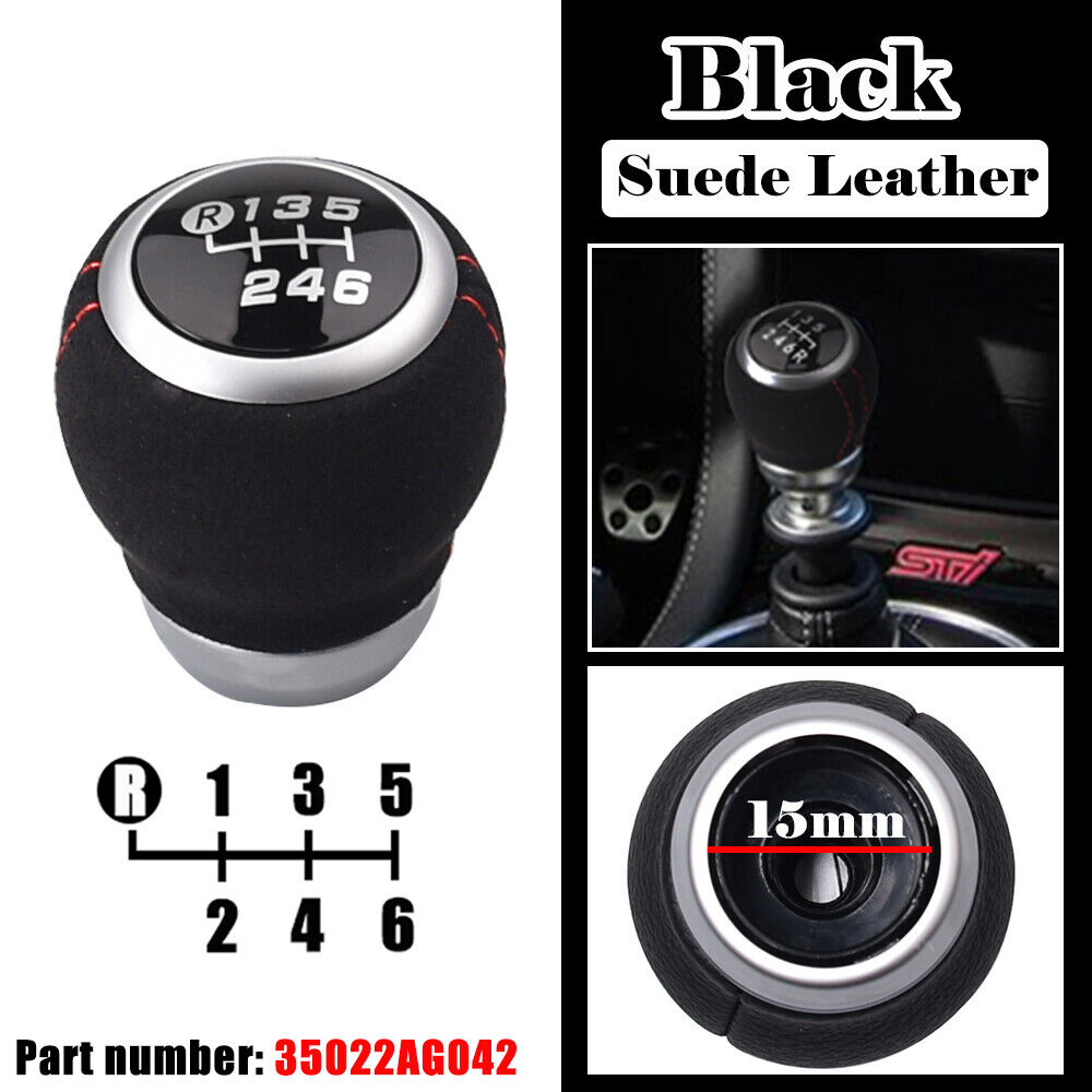 new 6 Speed Gear Shift Knob For Subaru Outback Legacy Forester Impreza 2009-2018