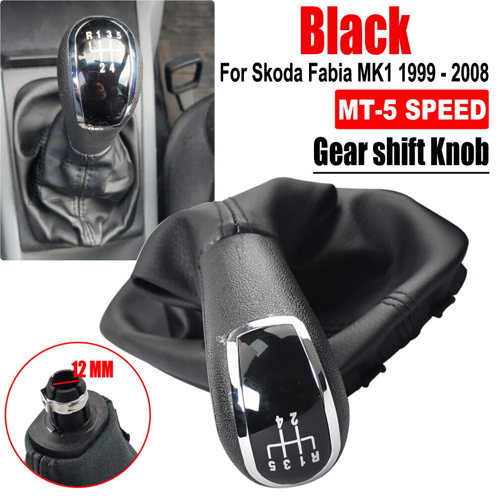 Manual 5 Speed Gear Shift Knob For Skoda Fabia MK1 1999 2000 2001 2002-2008