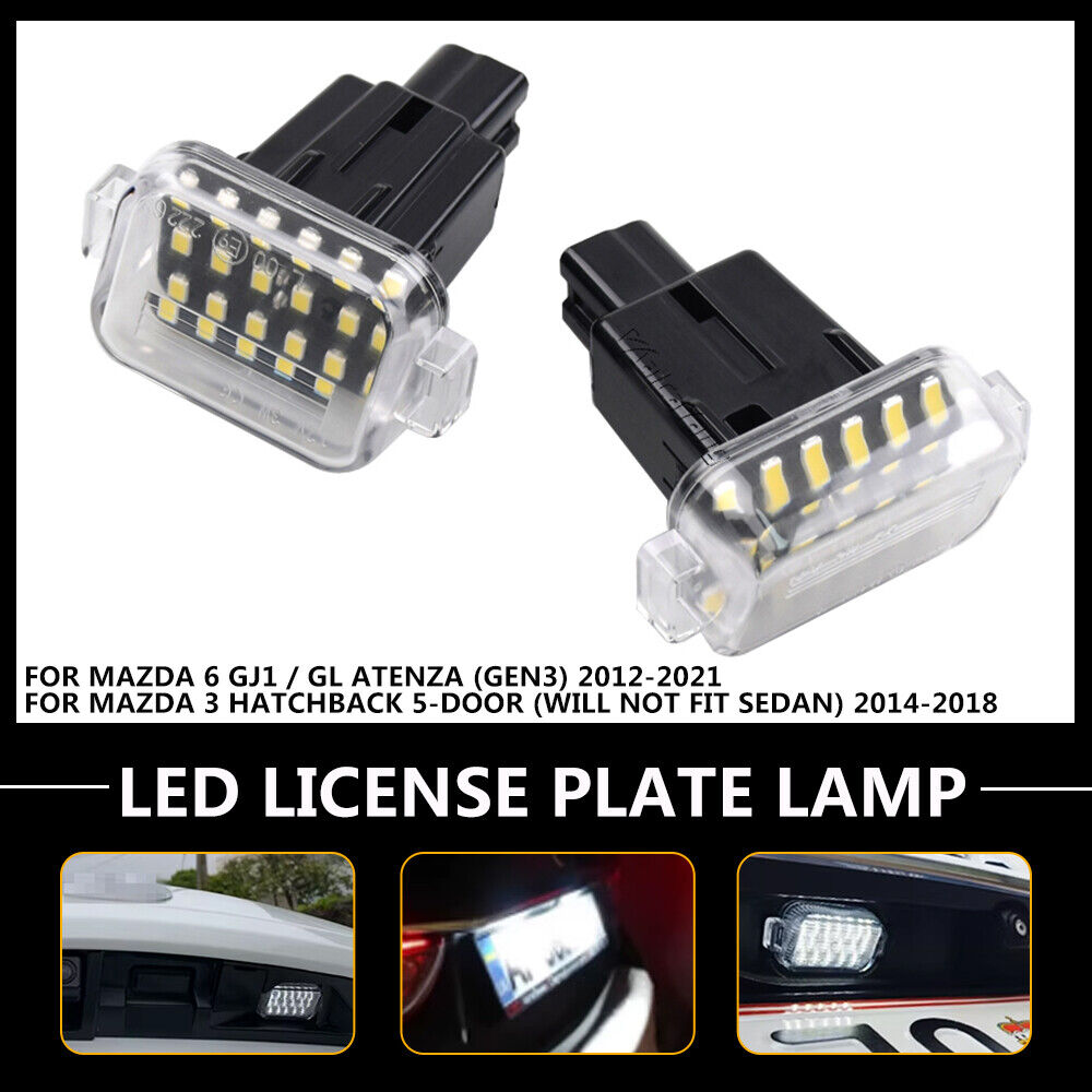 Mazda 6 2014-2018 LED License Plate Light