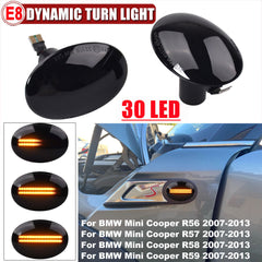 Mini Cooper R57 R58 LED Side Turn Signal Side Marker Amber Lights