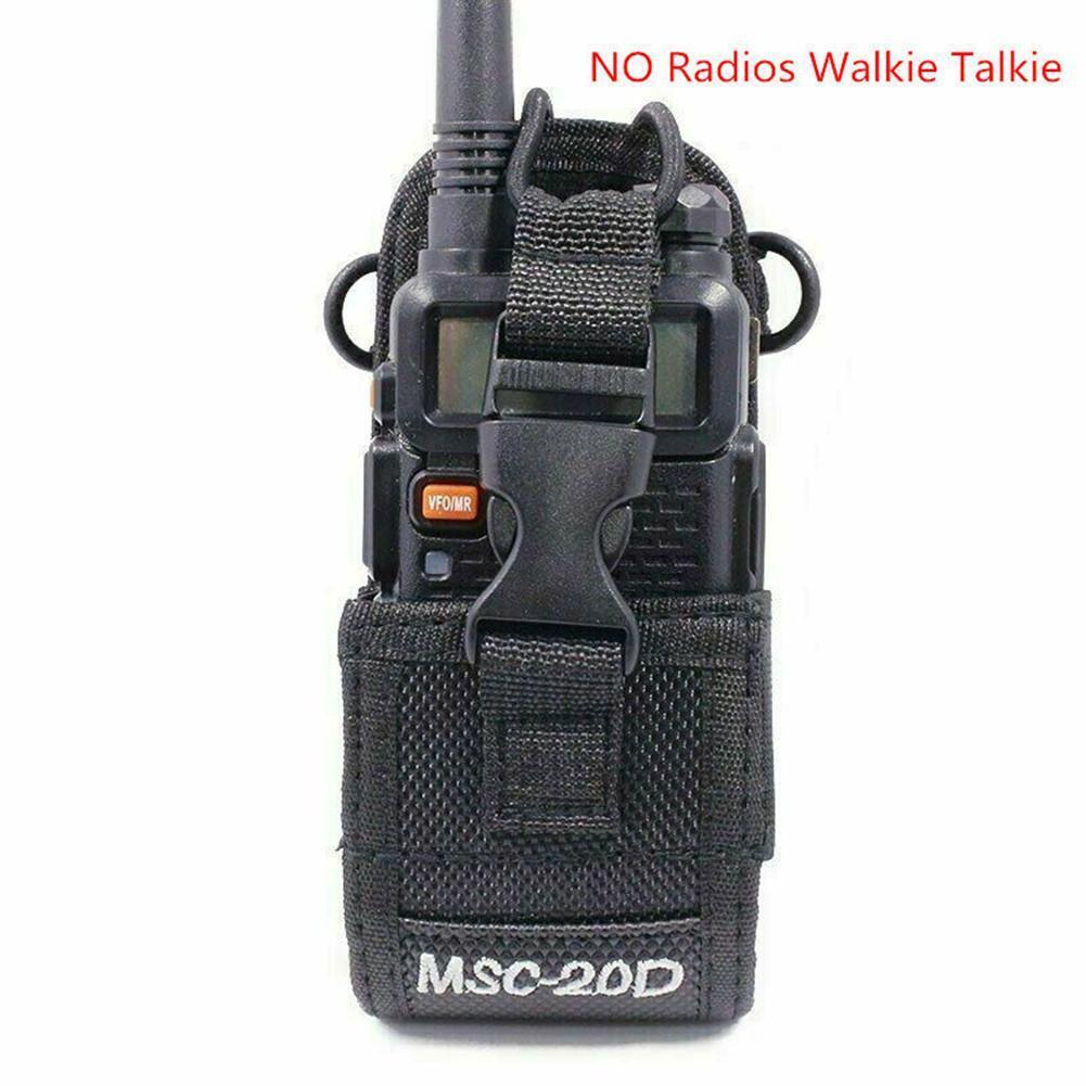 Adjustable Strap MSC-20D Walkie Protective Shoulder Bag Storage Case