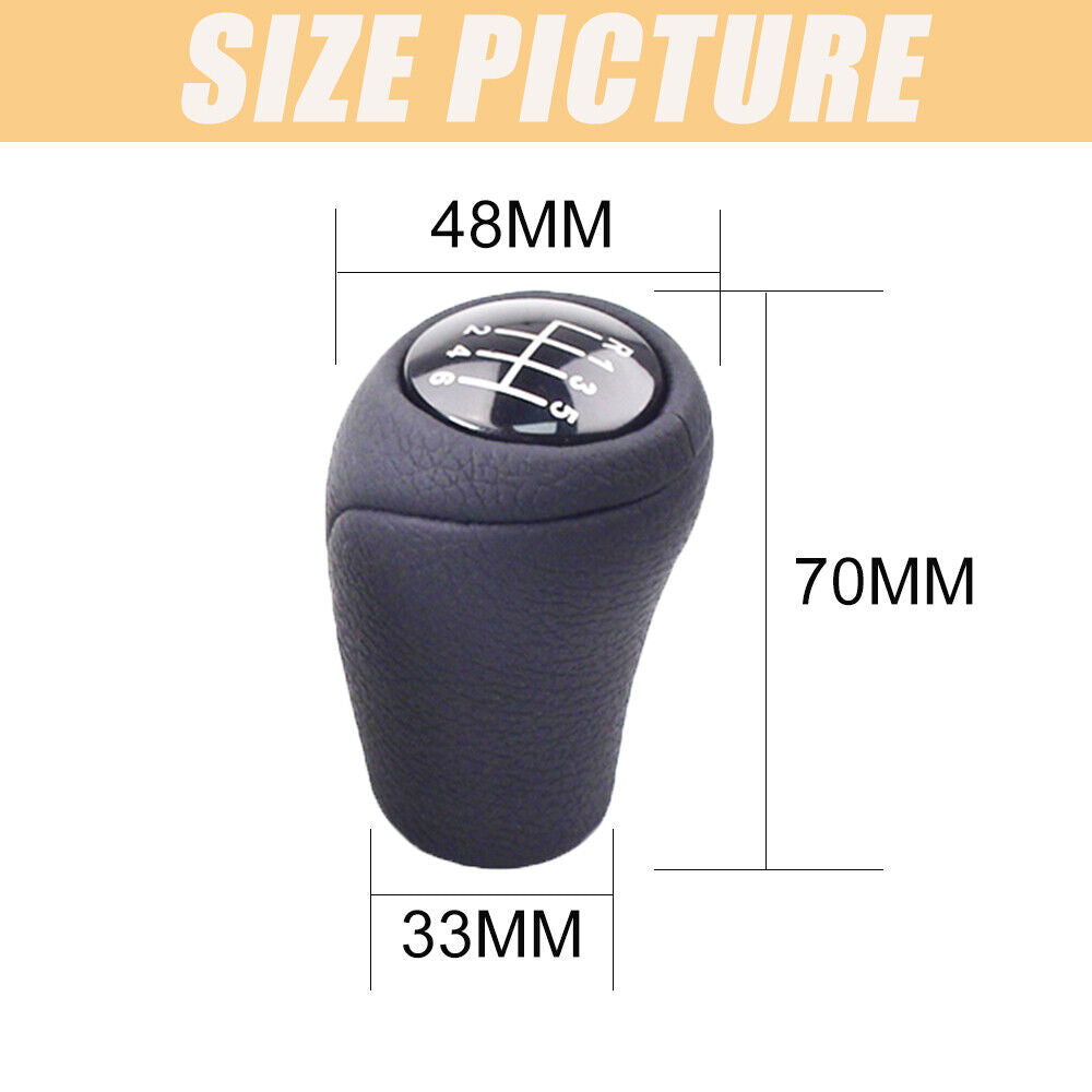 Mazda 3 5/6-Speed Manual Gear Shifter Knob, Black - 2006-2012 CX-7 ER