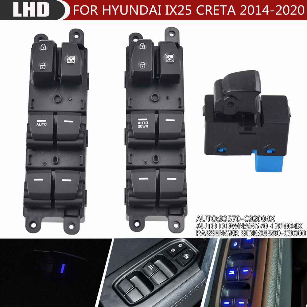 Hyundai IX25 Creta Front Window Control Switch Driver/Passenger Side Car Front Window Control Switch