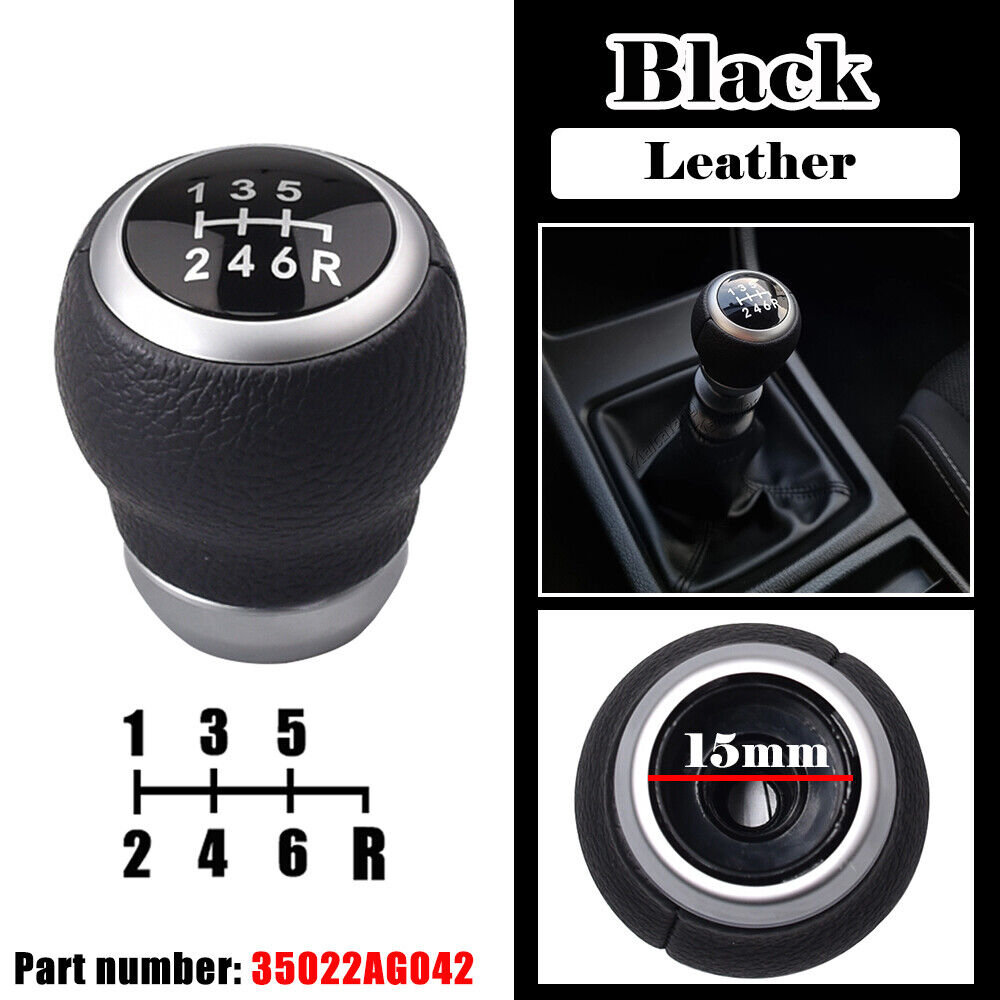 new 6 Speed Gear Shift Knob For Subaru Outback Legacy Forester Impreza 2009-2018