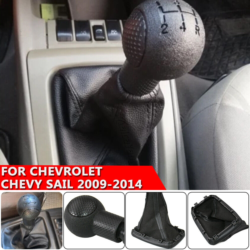 5-Speed Gear Shift Knob Lever Boot Cover for Chevrolet Chevy Sail (2009-2014)