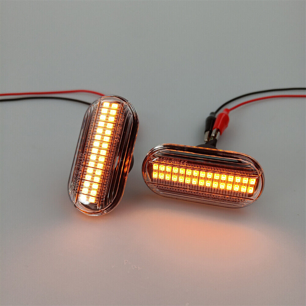 new Clear front side marker led lights for  Nissan INTERSTAR Bus (X70)/ Opel amber