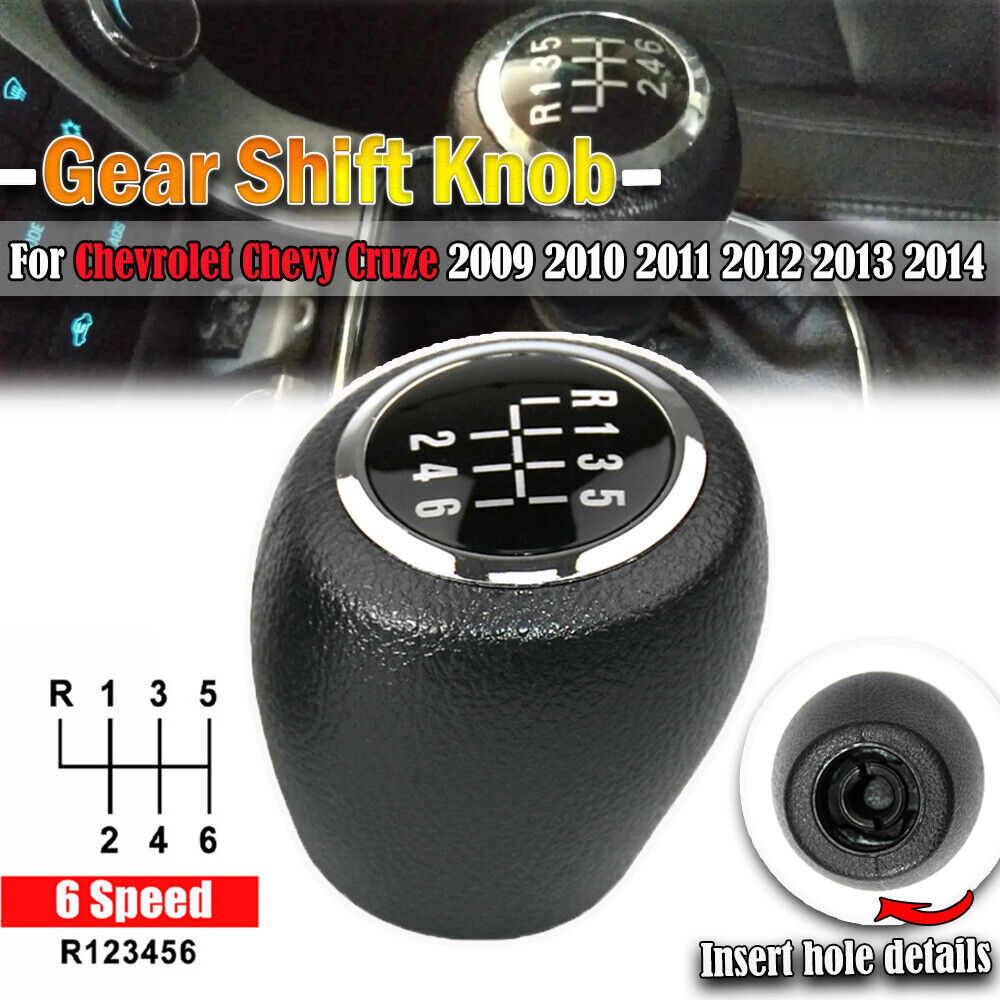 5-6 Speed Car Gear Shift Knob Boot Cover for Chevrolet Cruze (2008-2014)