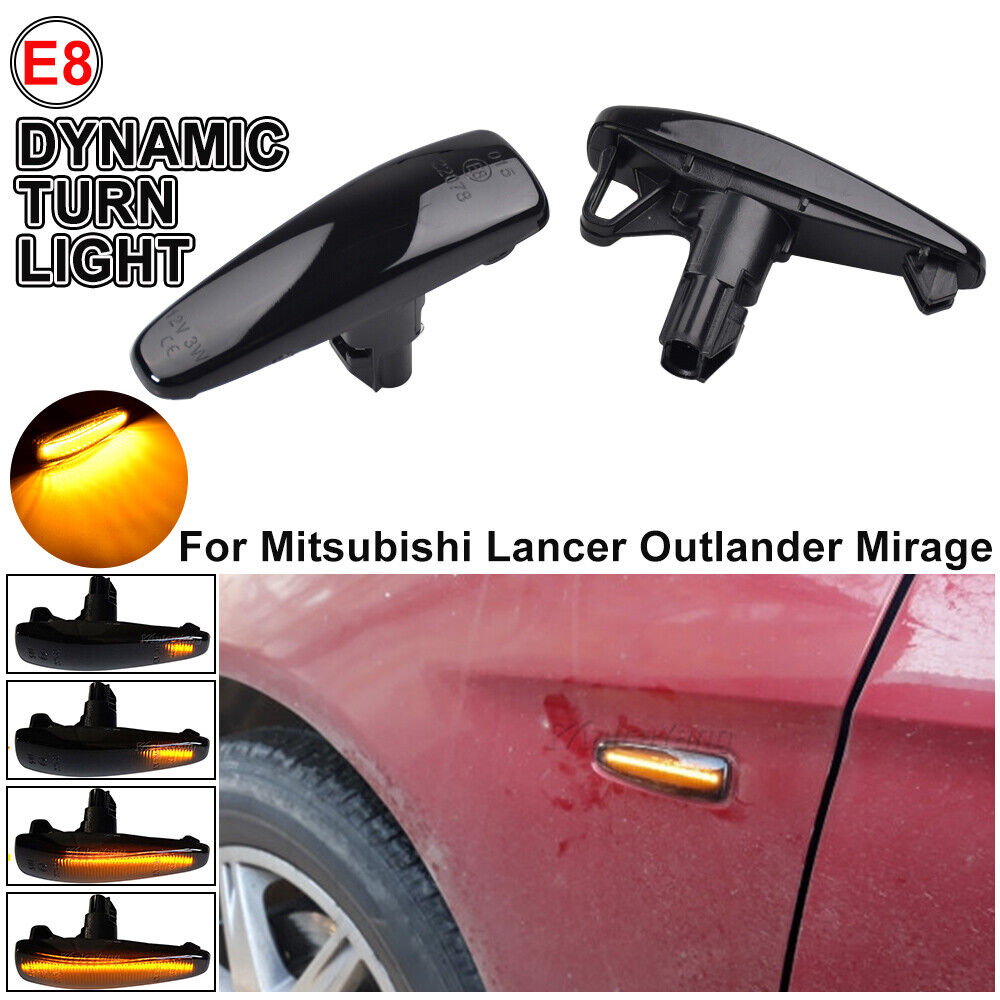 new 2014-2022 For Mitsubishi Mirage | Mirage G4 Smok LED Fender Side Marker Light