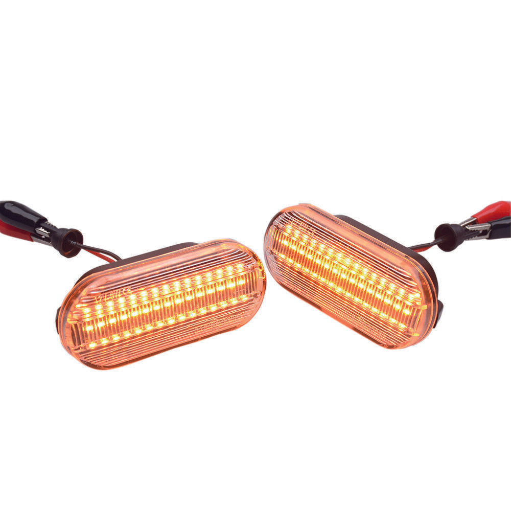 2x LED Side Marker Light Turn Signal Lamp For SEAT Leon Toledo 1M (1996-2006)