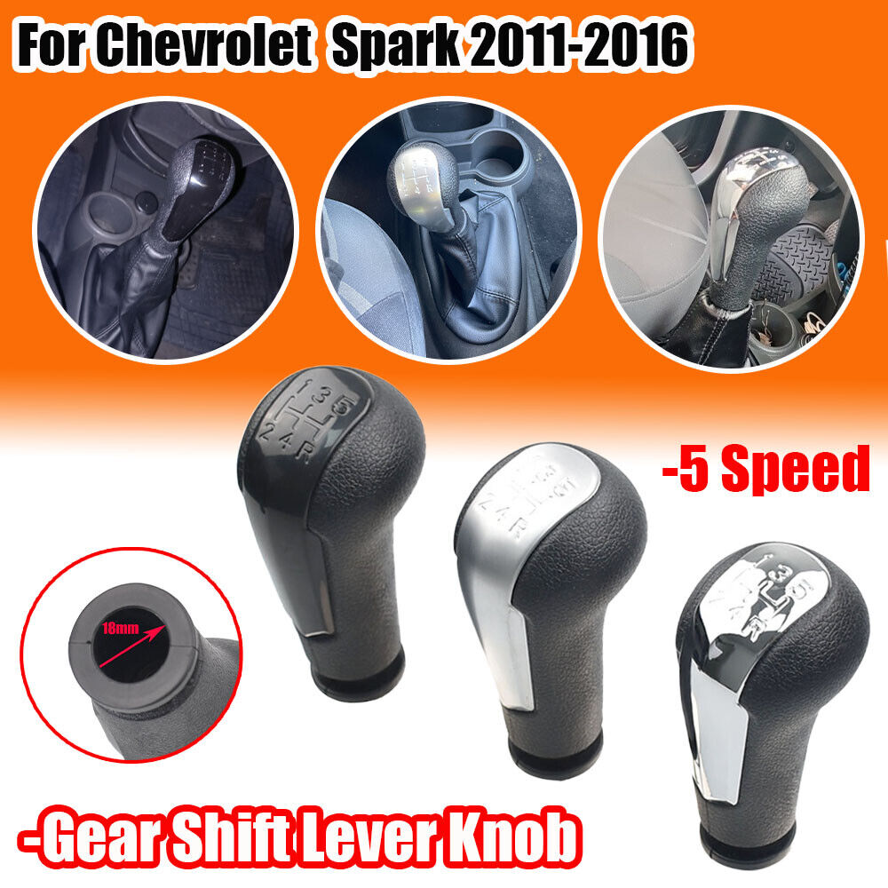 5 Speed Gear Shift Stick Knob Gaiter Boot Cover For Chevrolet Spark 2011-2016