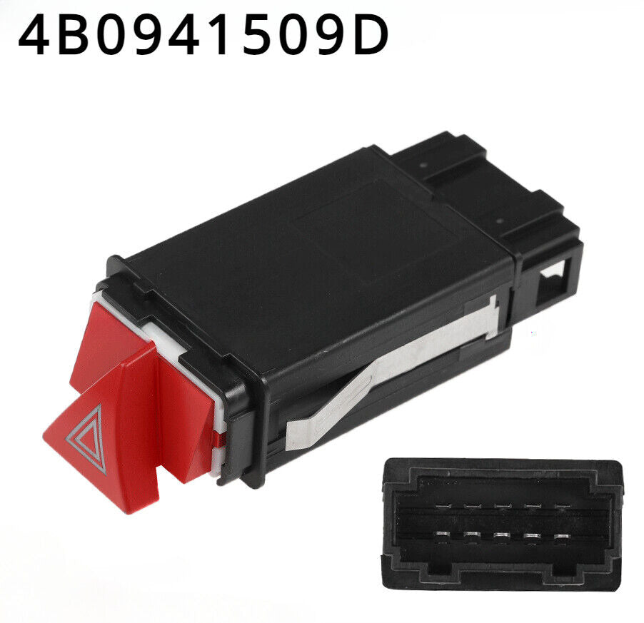 Hazard Emergency Flasher Warning Switch for Audi A6 S6 Allroad RS6 4B0941509D