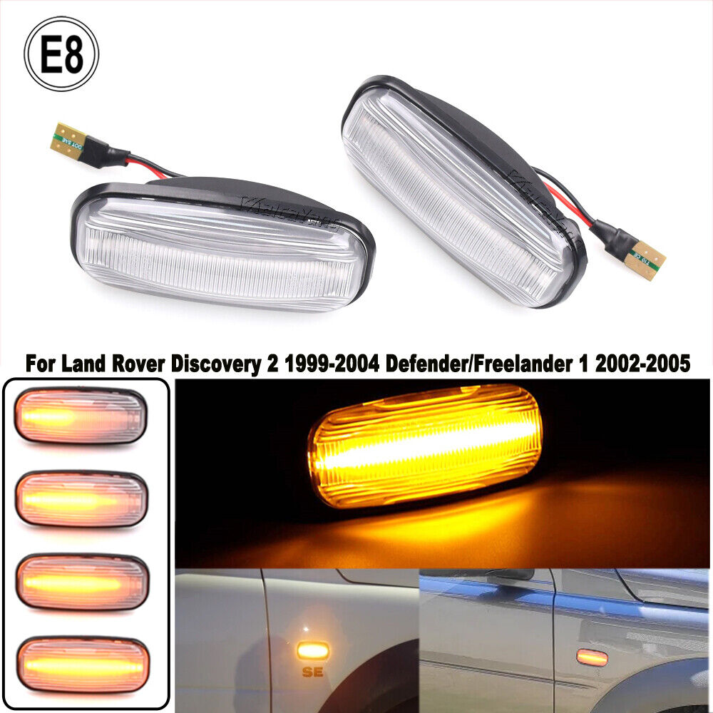 LED Side Marker Turn Signal Light for Land Rover Discovery2