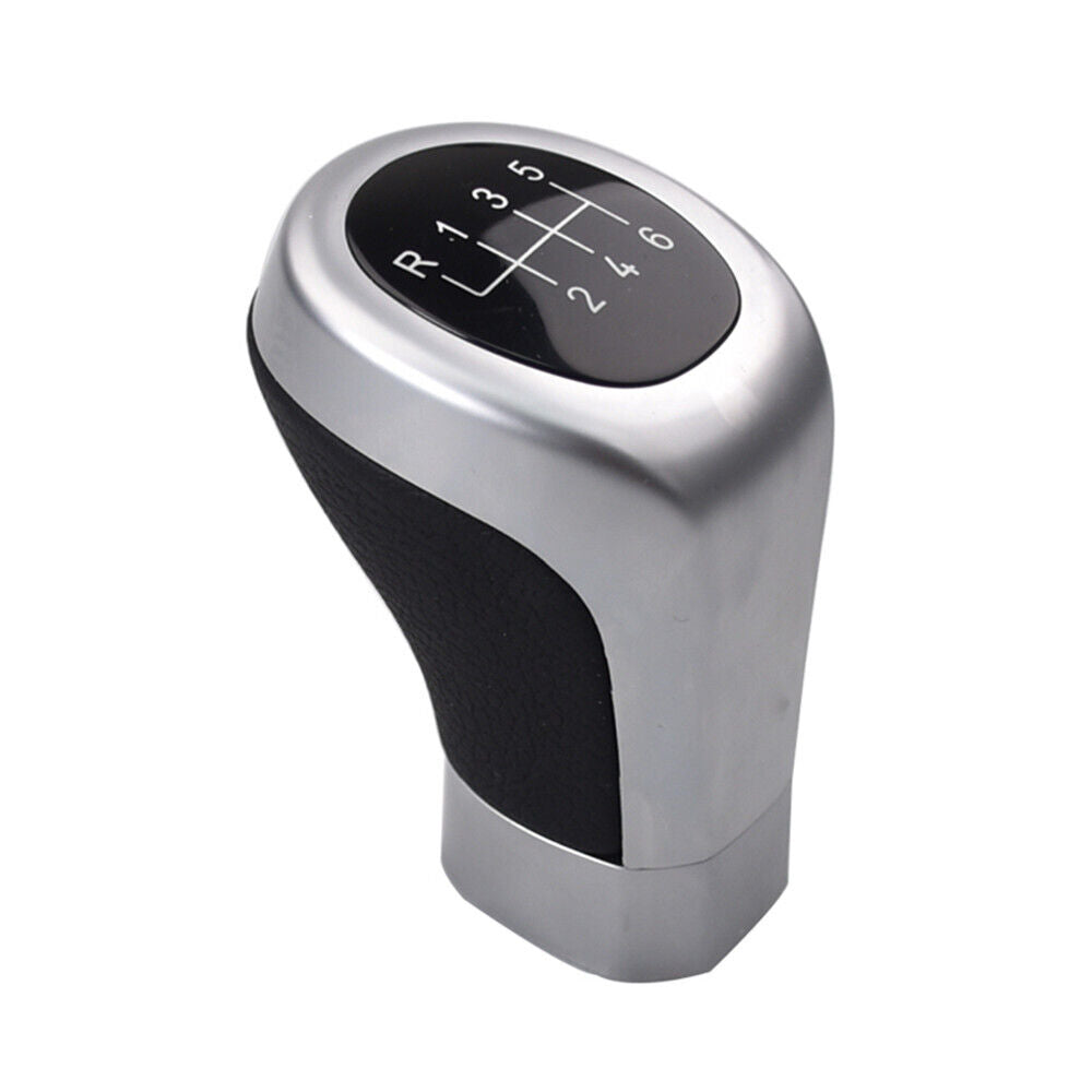 6-Speed Silver Manual Gear Shift Knob for BMW 1 Series E81-E91