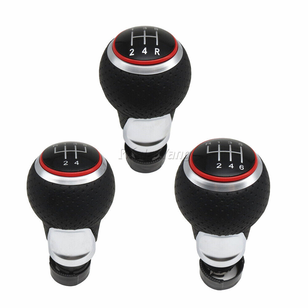 Car Speed Manual Gear Shift Knob For Audi A4 A5 Q5 8R Seat Leon MK1