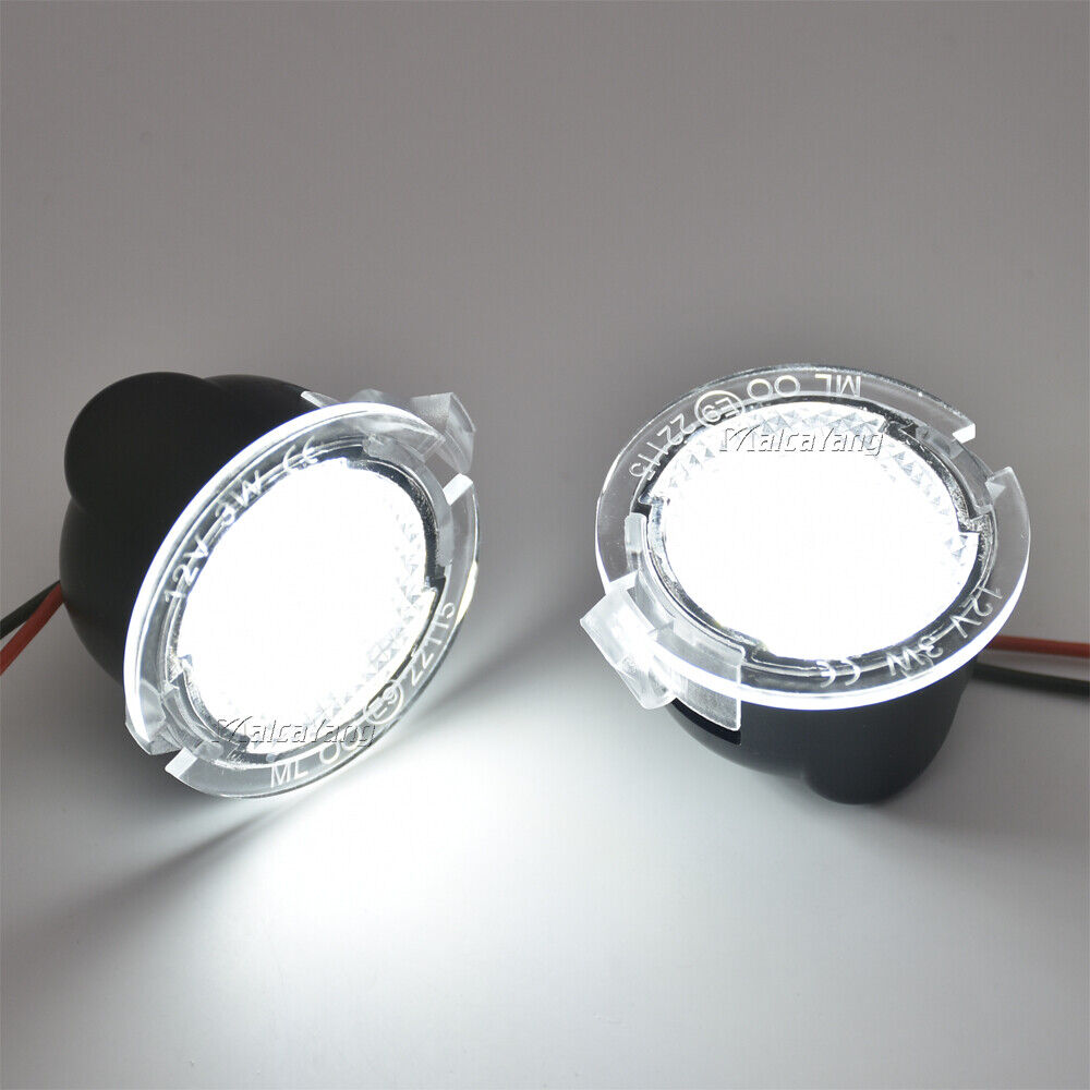 2pcs LED Under Side Mirror Puddle Light for Ford F-150 2007-2014 Explorer