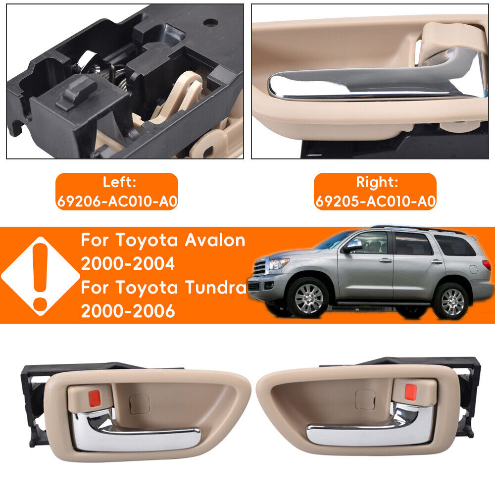 New Beige L&R Door Handle for Toyota Avalon 2000-04 Tundra 2000-06