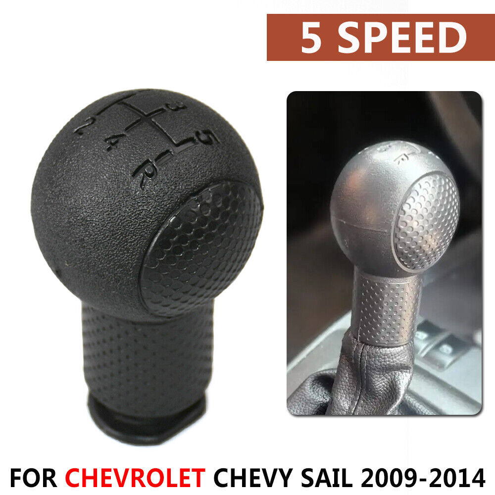 5-Speed Gear Shift Knob Lever Boot Cover for Chevrolet Chevy Sail (2009-2014)