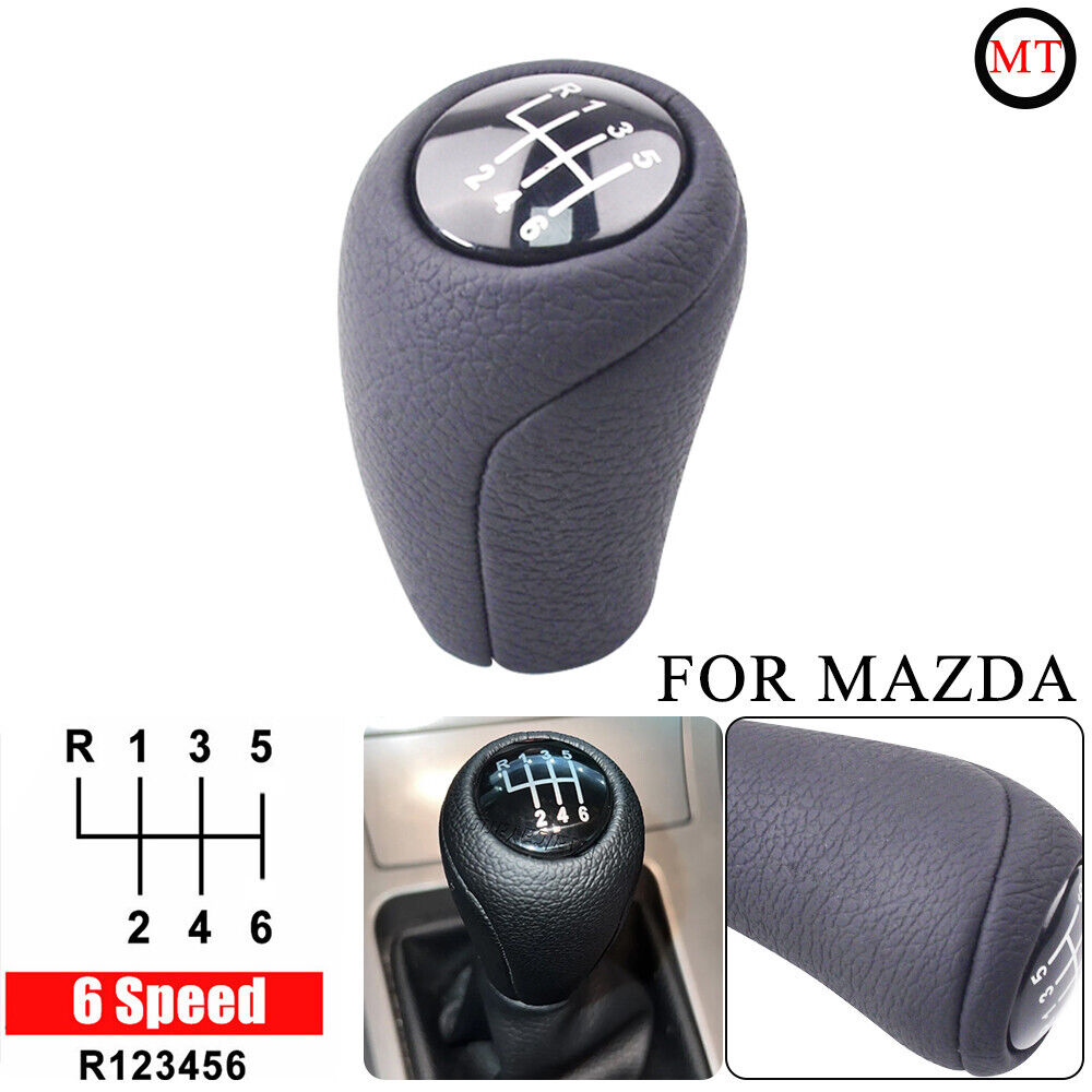 Mazda 3 5/6-Speed Manual Gear Shifter Knob, Black - 2006-2012 CX-7 ER