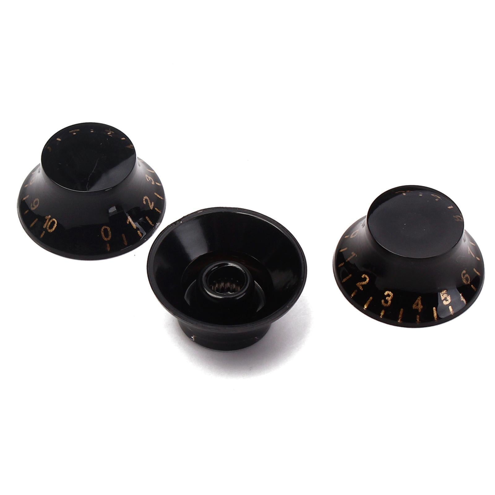 Black&Gold Les Paul N Volume Control knobs