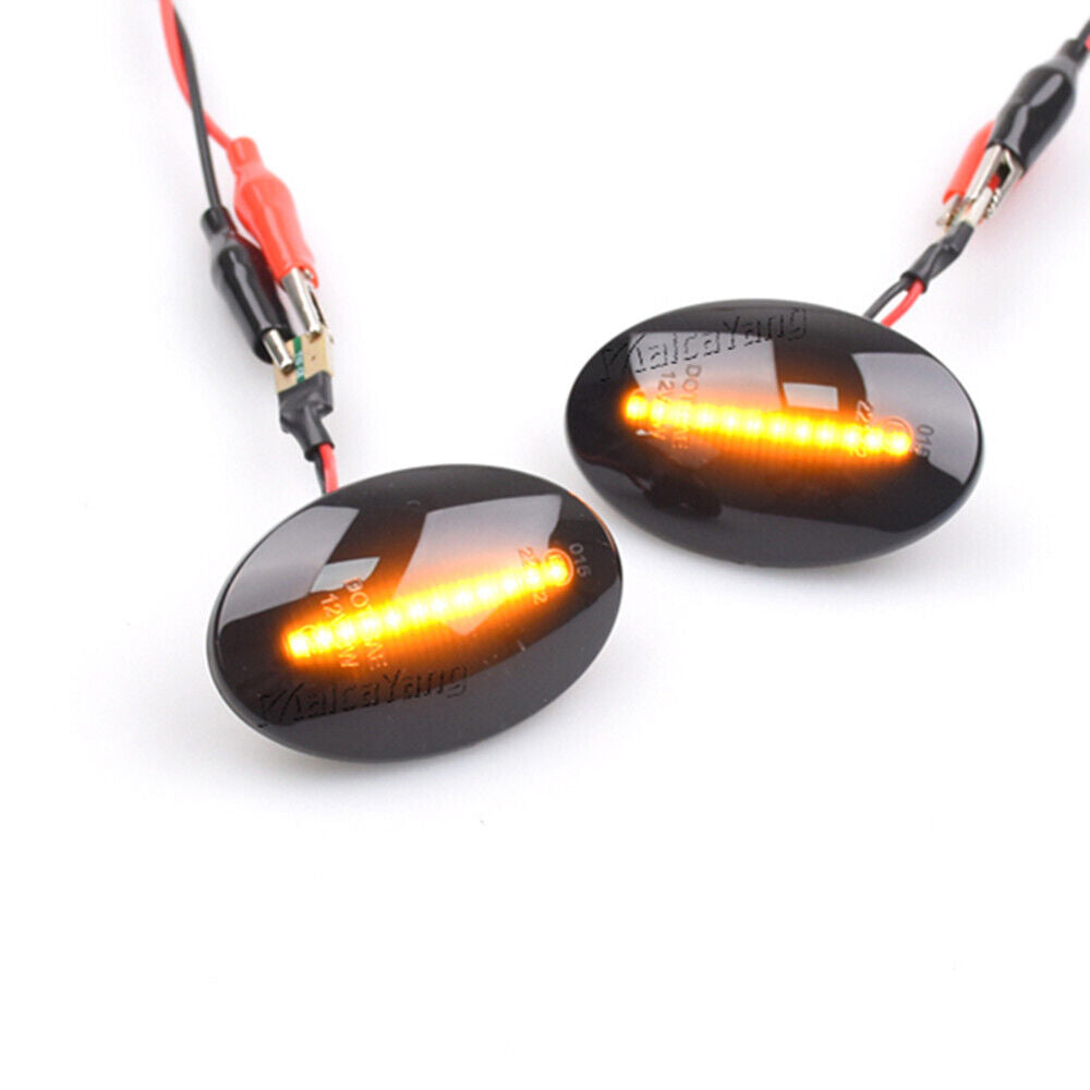 LED Front Side Marker Turn Signal Light for Pair Opel Astra F Combo B Tigra