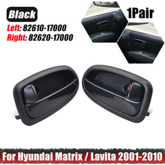 new Car Interior Side Black L＆R Door Handle For Hyundai Matrix Lavita 2001-2010