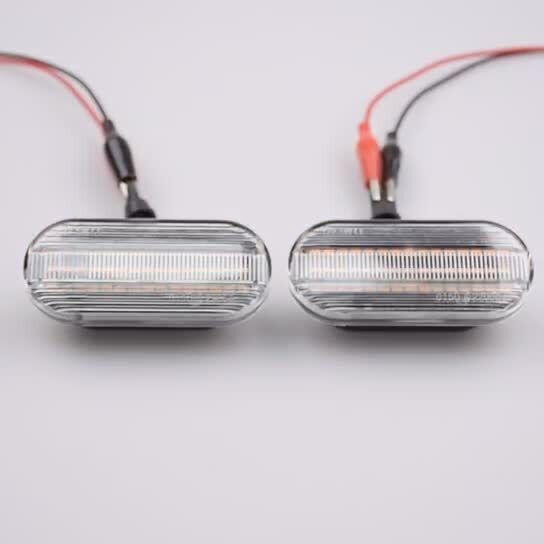 2x LED Side Marker Light Turn Signal Lamp For SEAT Leon Toledo 1M (1996-2006)