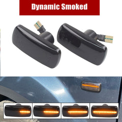 Amber LED Side Marker Lights Pair for Chrysler 200/Dodge Avenger 2007-2016