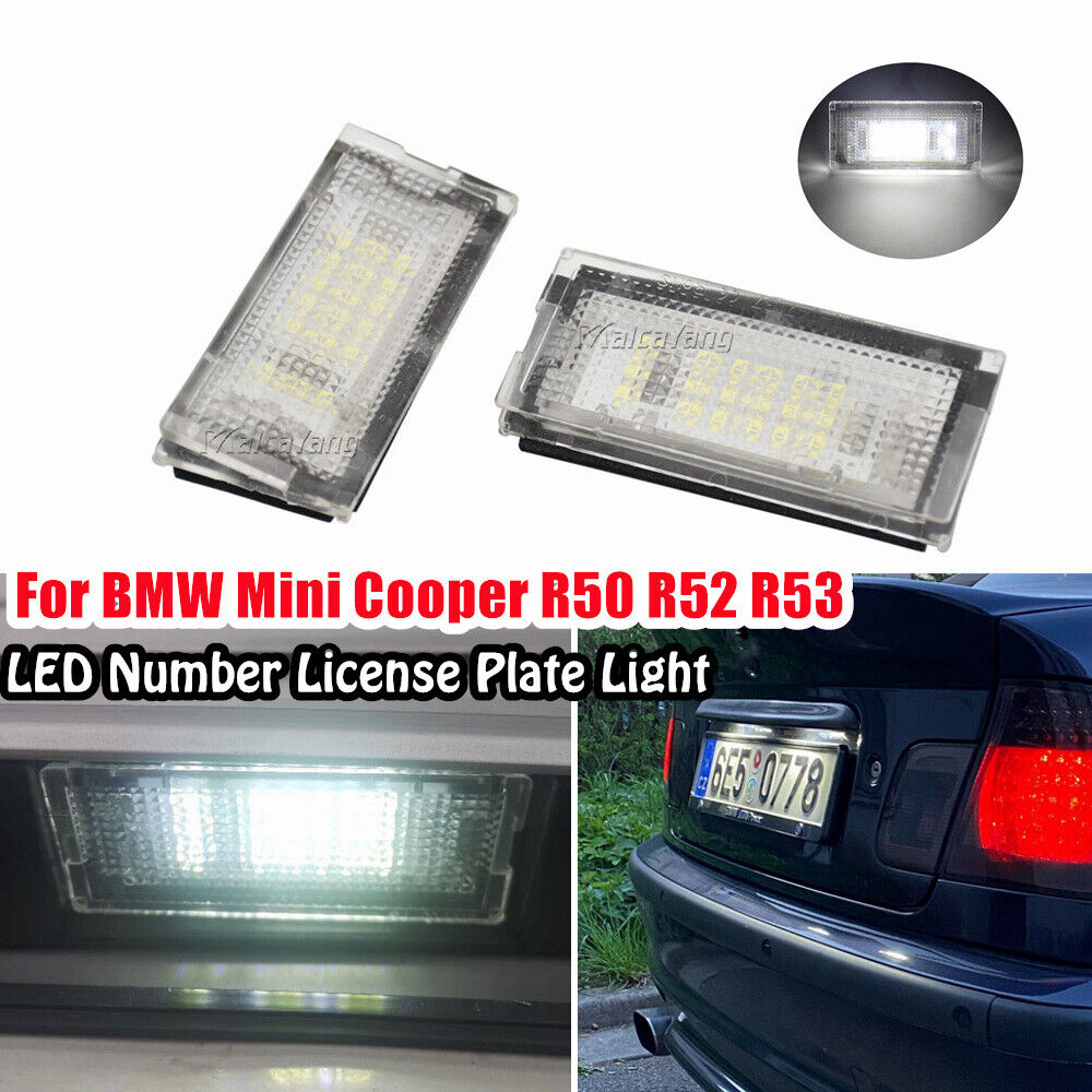 new LED Number License Plate Light for BMW E46 323i 328i Mini Cooper R50 R52 R53