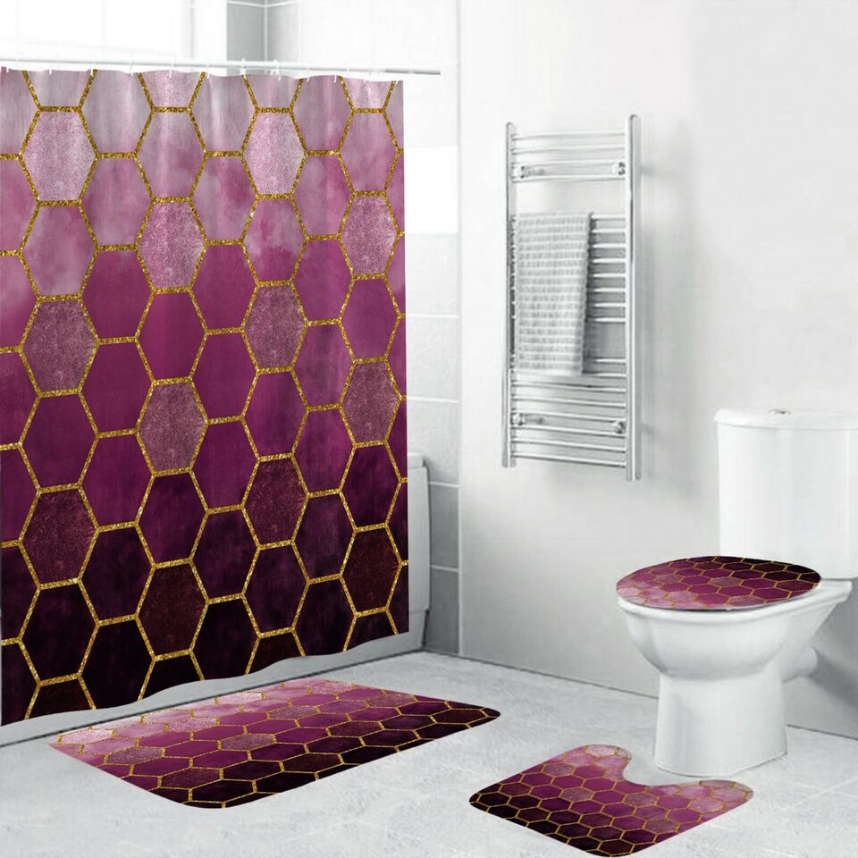 Modern Bath Mat Thick Non-Slip for Bathroom Use